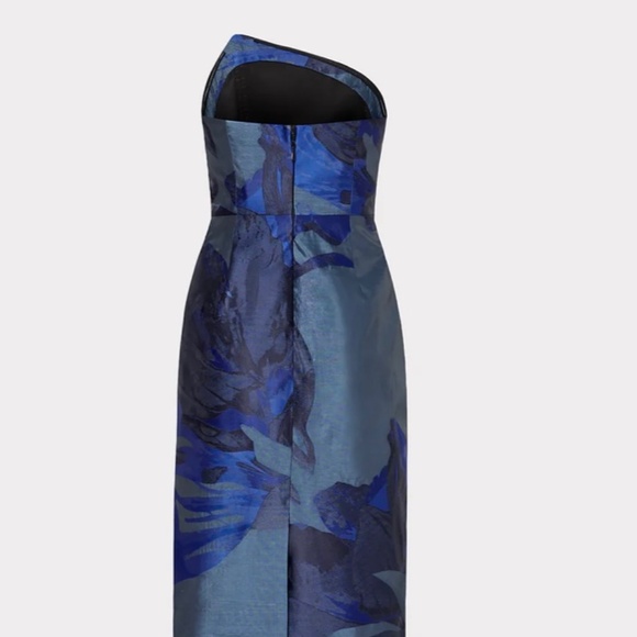 Elegant Blue Floral MILLY Dress NWT Milly $350  original price $795 - Picture 2 of 5